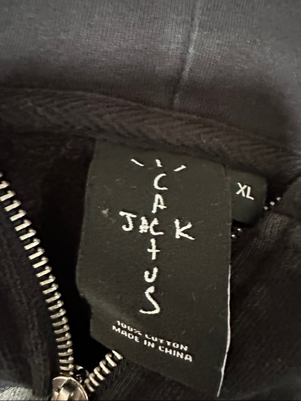 🍍 Cactus Jack Skull Zip Up Hoodie - Picture 3 of 3